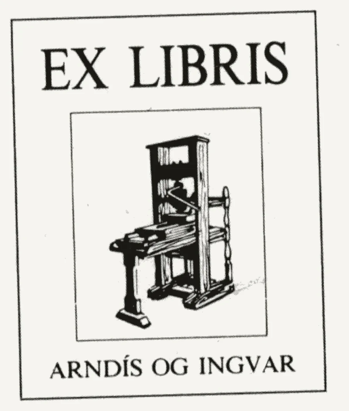 Bókmerki: Arndís Gná Theódórsdóttir, Ingvar S. Hjálmarsson
