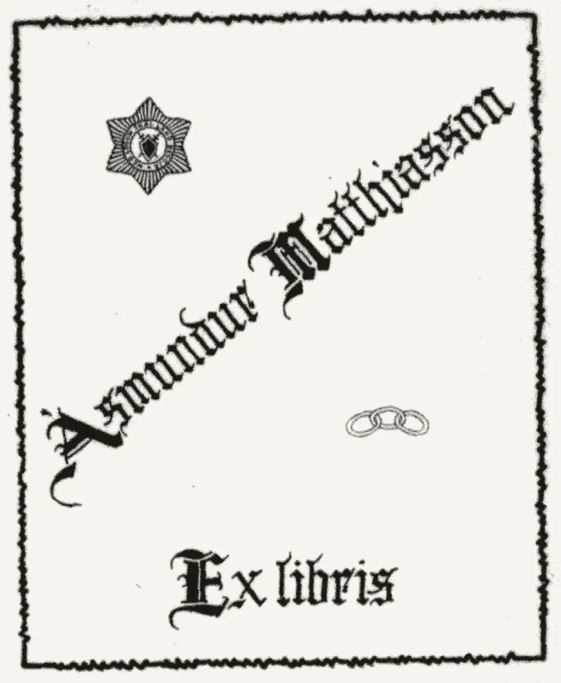 Bókmerki: Ásmundur Matthíasson, lögreglumaður