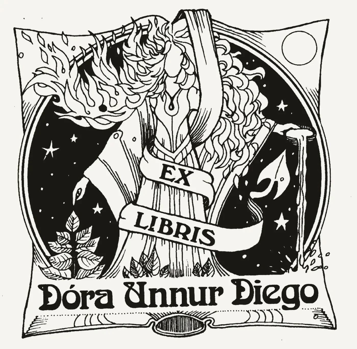 Bókmerki: Dóra Unnur Diego, verzlunarstjóri