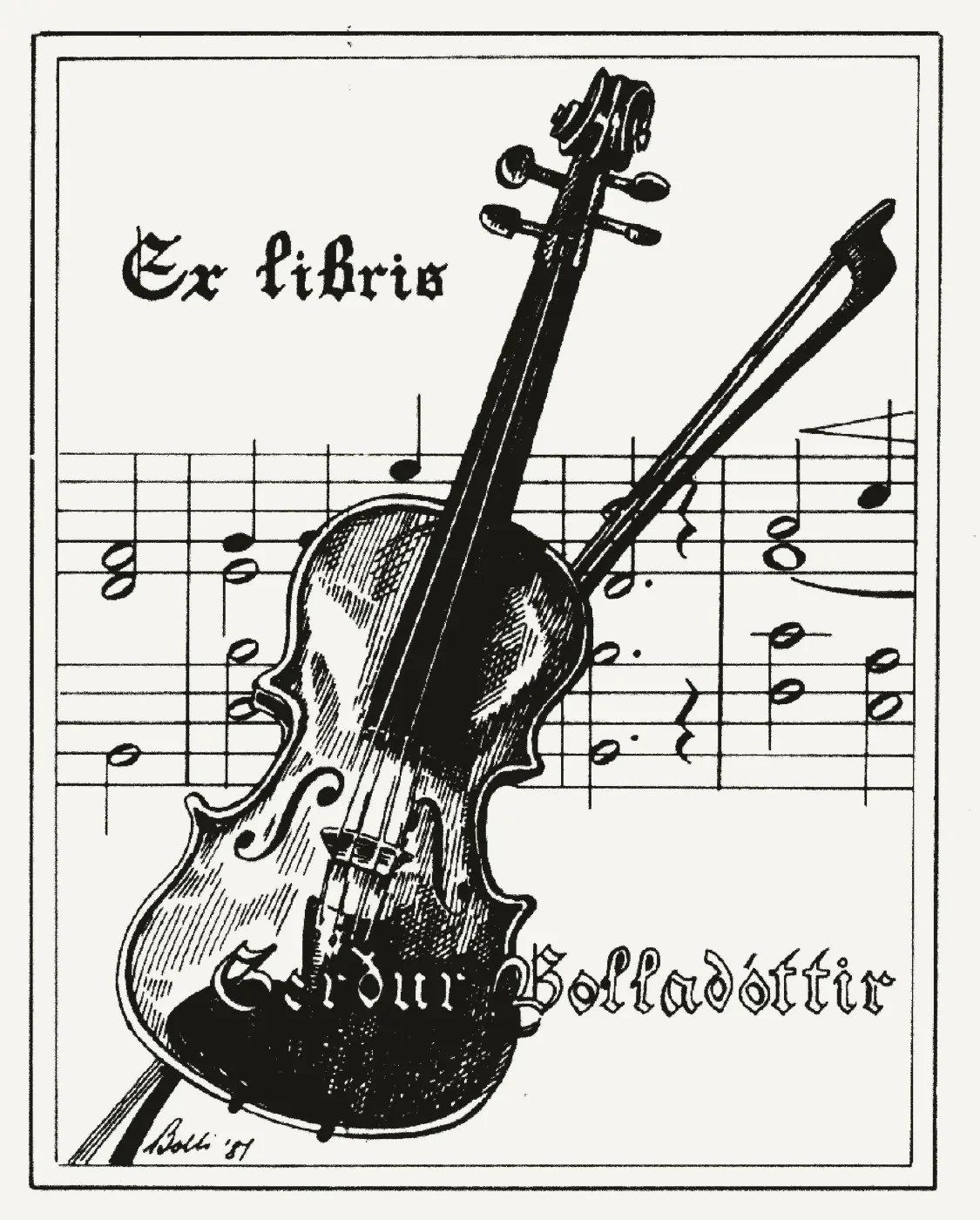 Bókmerki: Gerður Bolladóttir, söngkennari