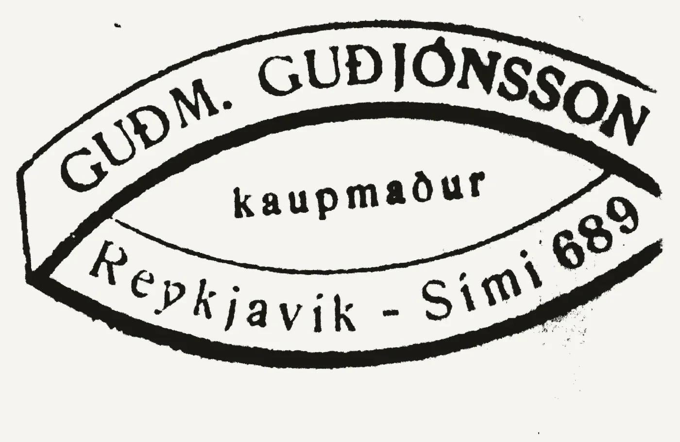 Bókmerki: Guðmundur Guðjónsson, kaupmaður