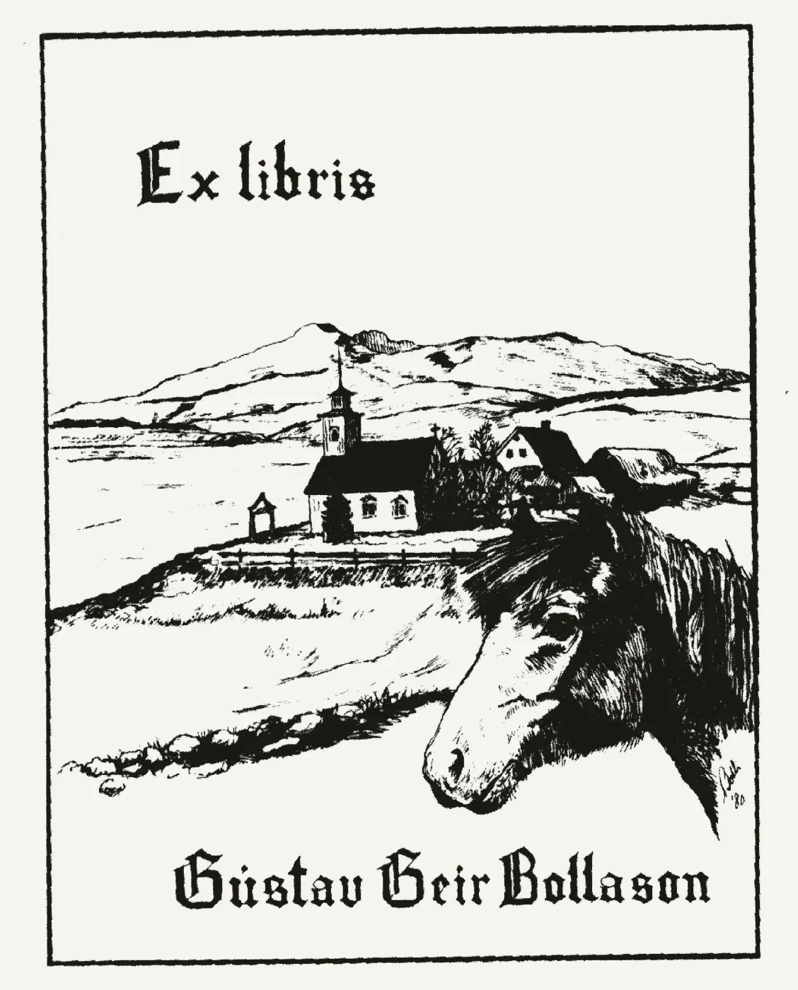 Bókmerki: Gústav Geir Bollason, listamaður
