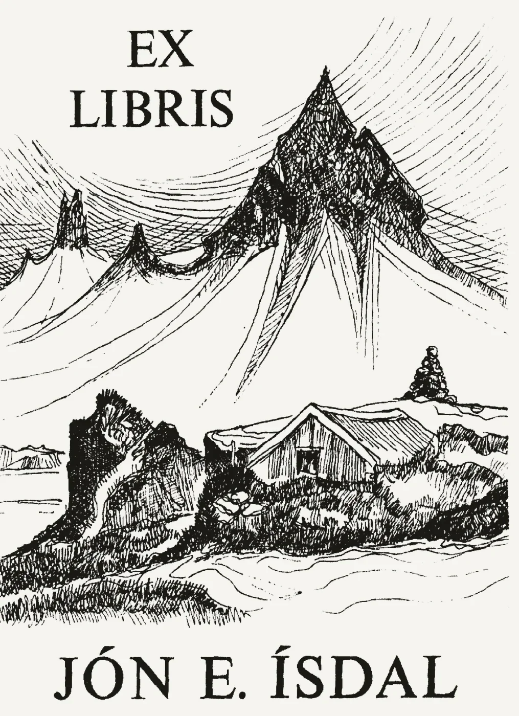 Bókmerki: Jón E. Ísdal