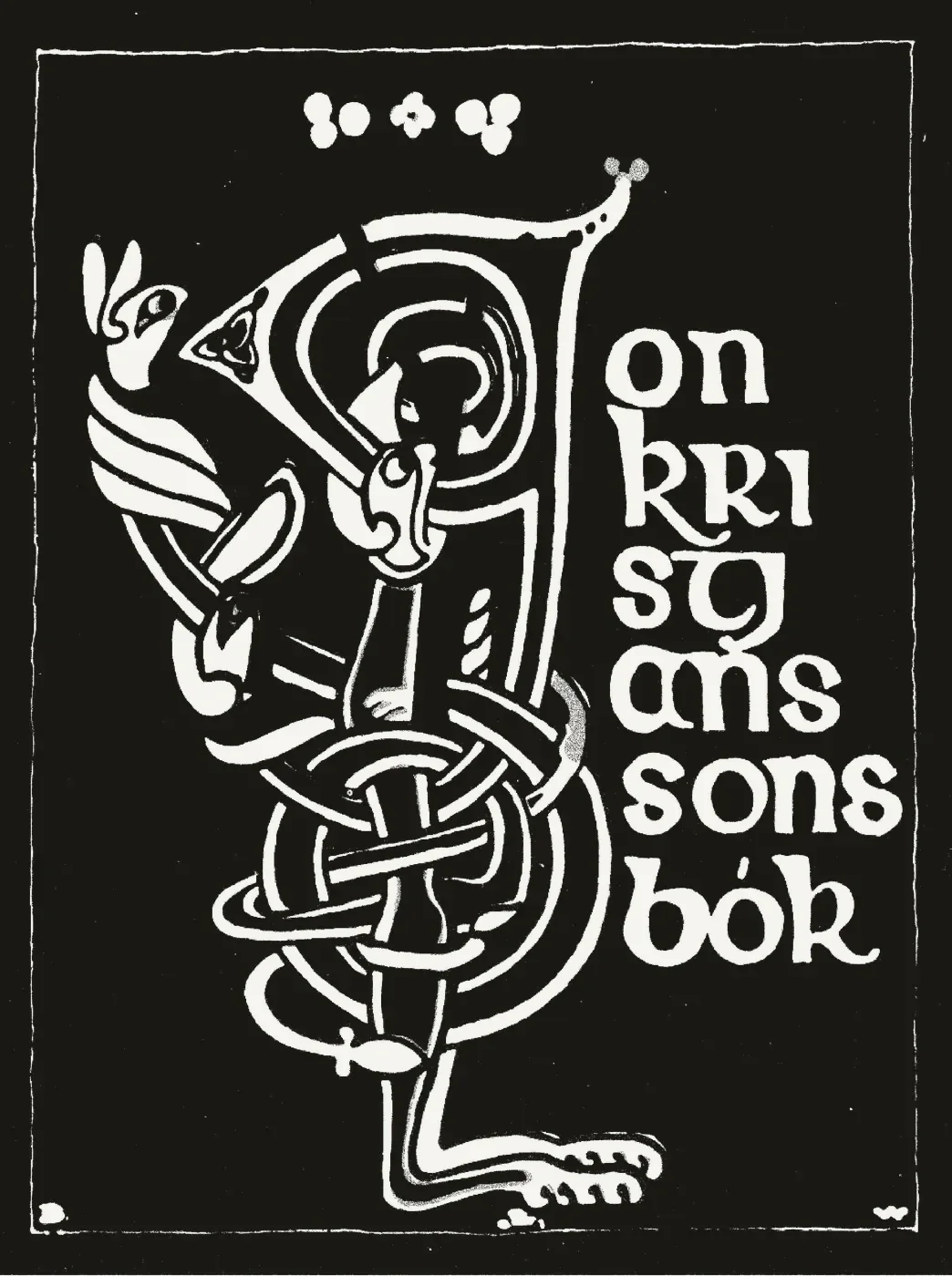 Bókmerki: Jón Kristjáns