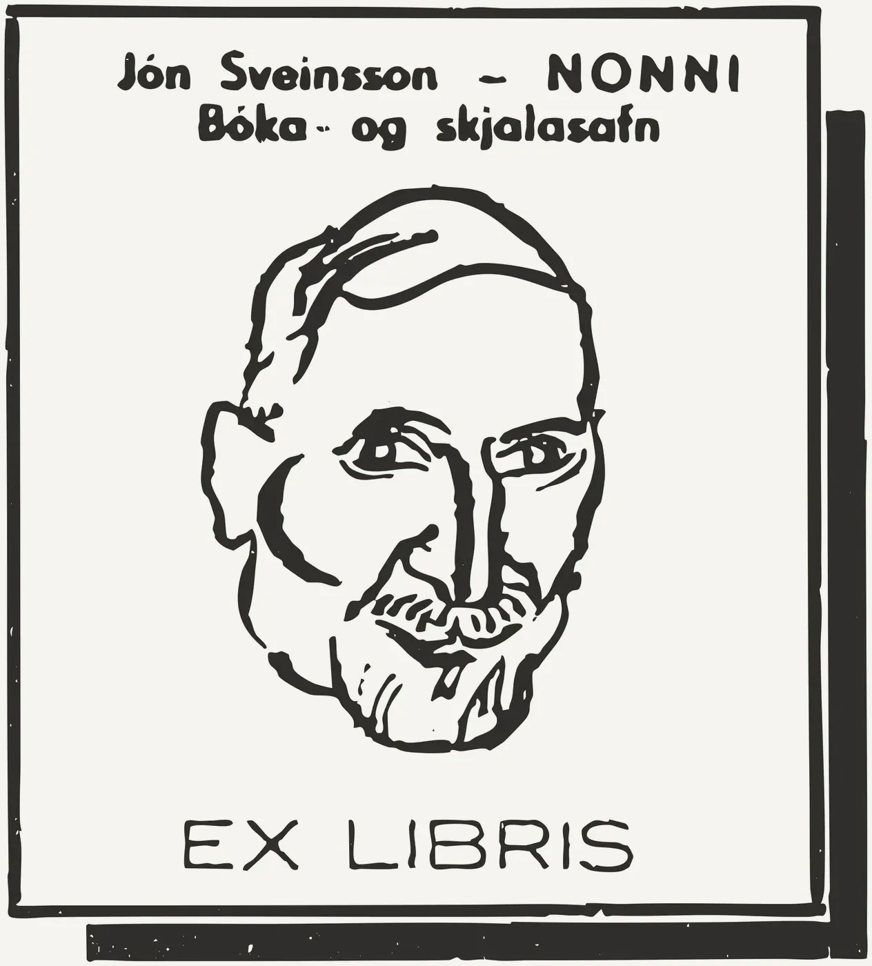 Bókmerki: Jón Sveinsson, rithöfundur