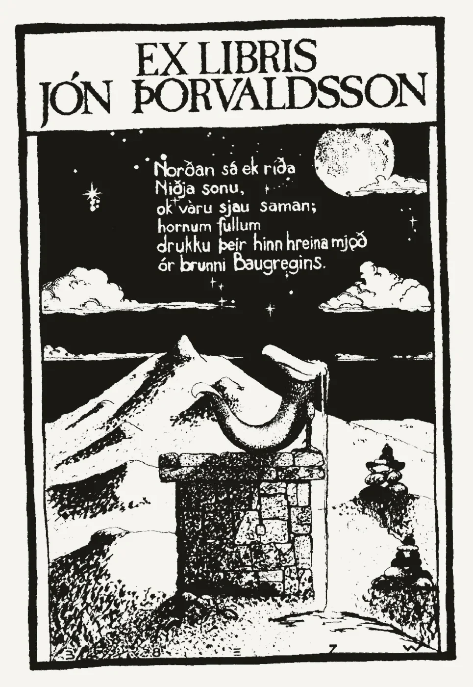 Bókmerki: Jón Þorvaldsson, kennari