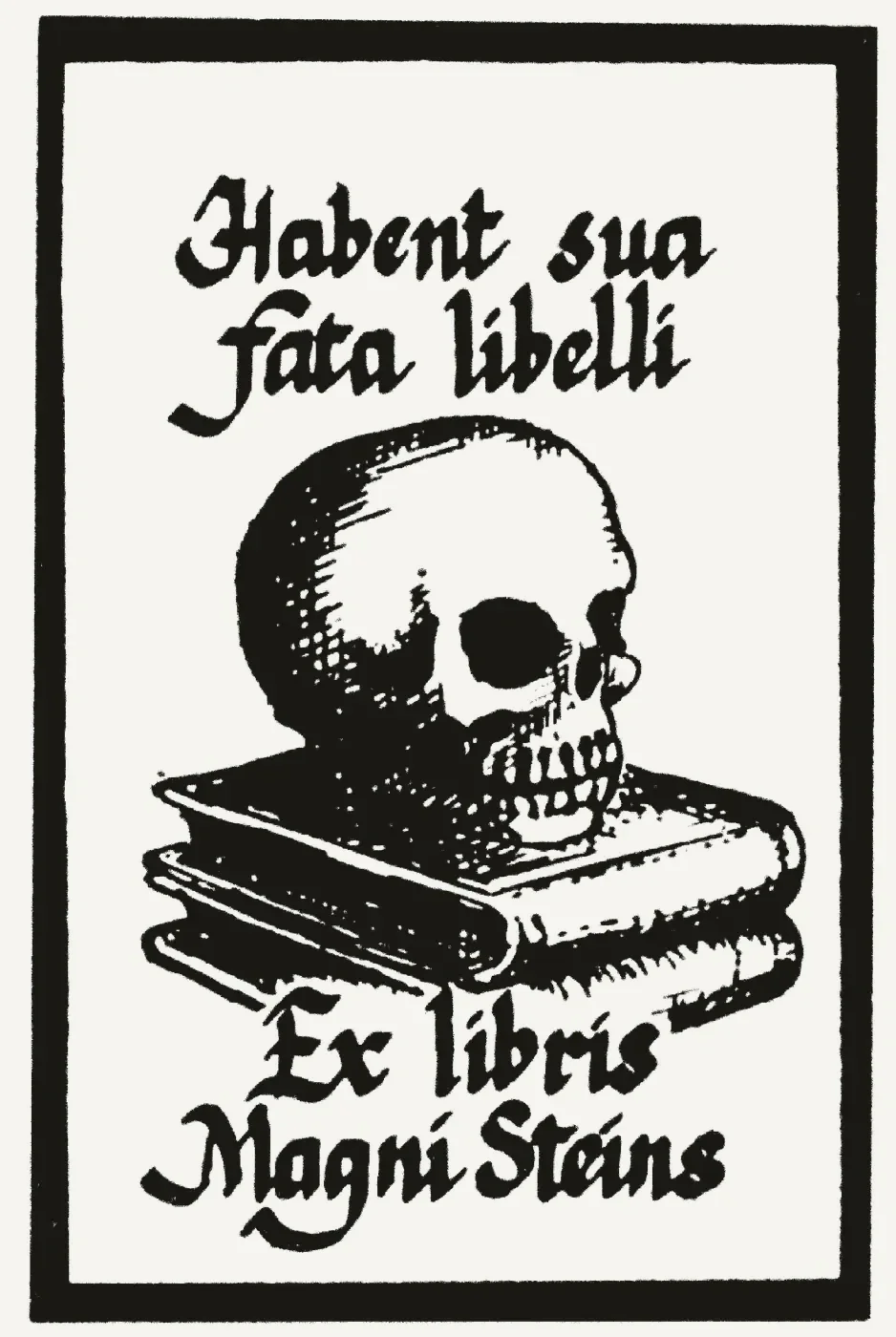 Bókmerki: Magni Steins, kennari