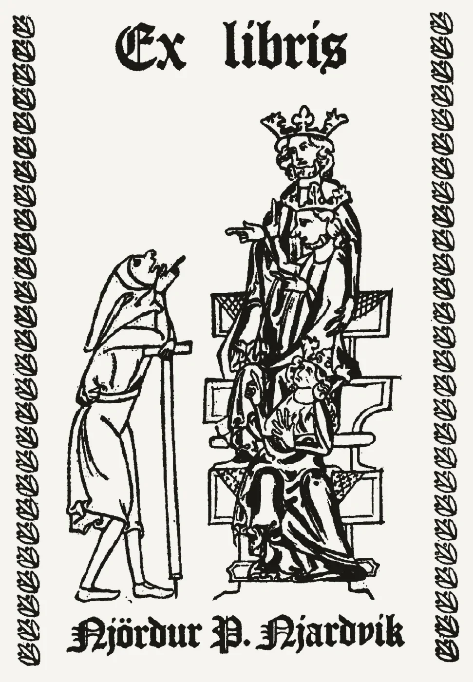 Bókmerki: Njörður P. Njarðvík, prófessor