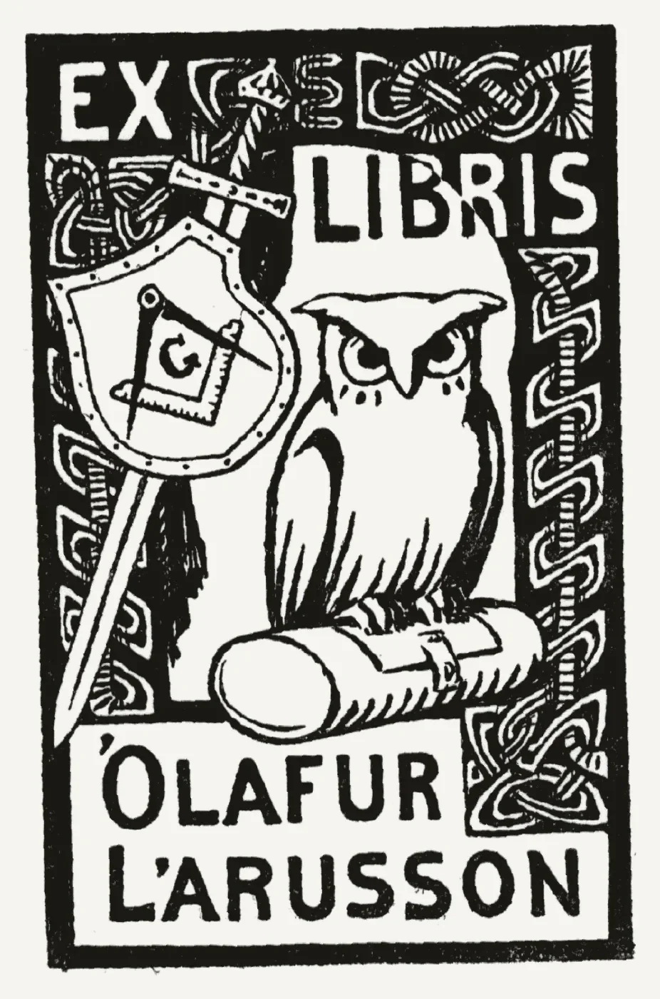 Bókmerki: Ólafur Lárusson, prófessor