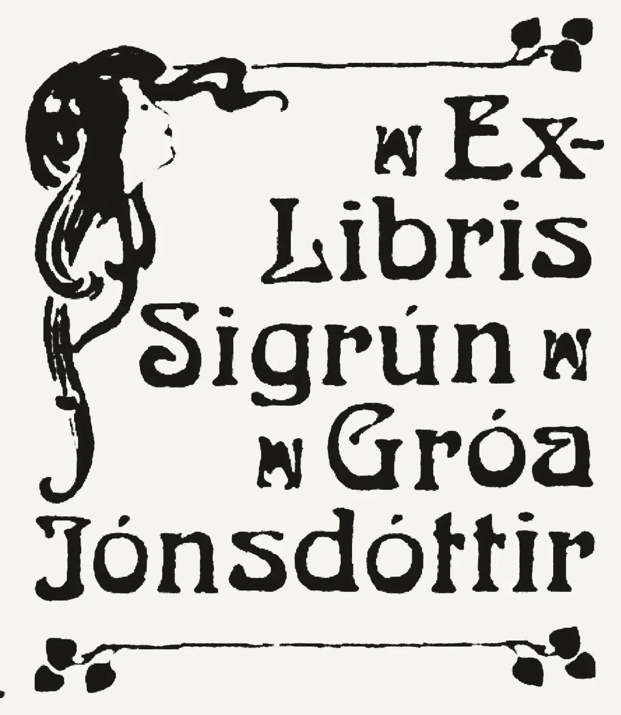Bókmerki: Sigrún Gróa Jónsdóttir, húsfreyja