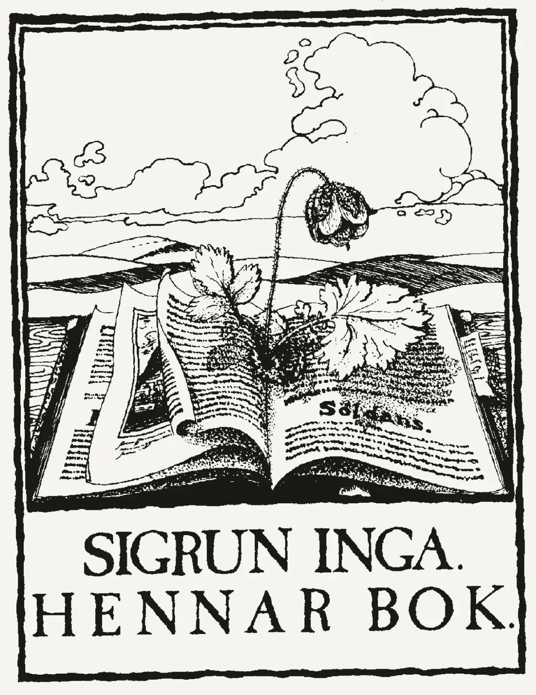 Bókmerki: Sigrún Inga Sigurgeirsdóttir