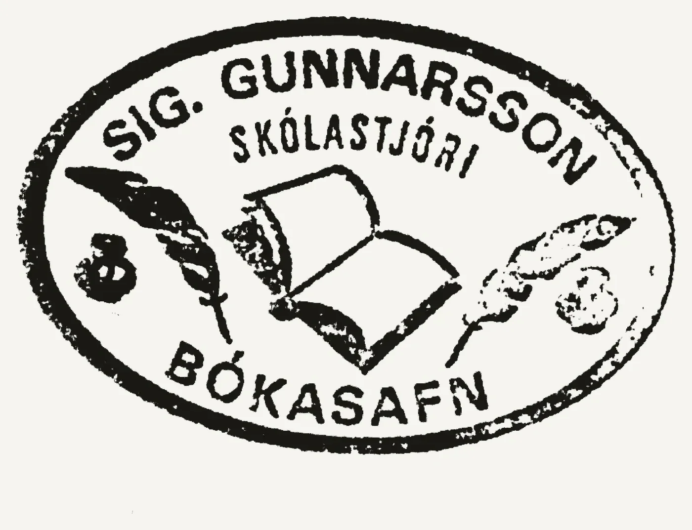 Bókmerki: Sigurður Gunnarsson, skólastjóri