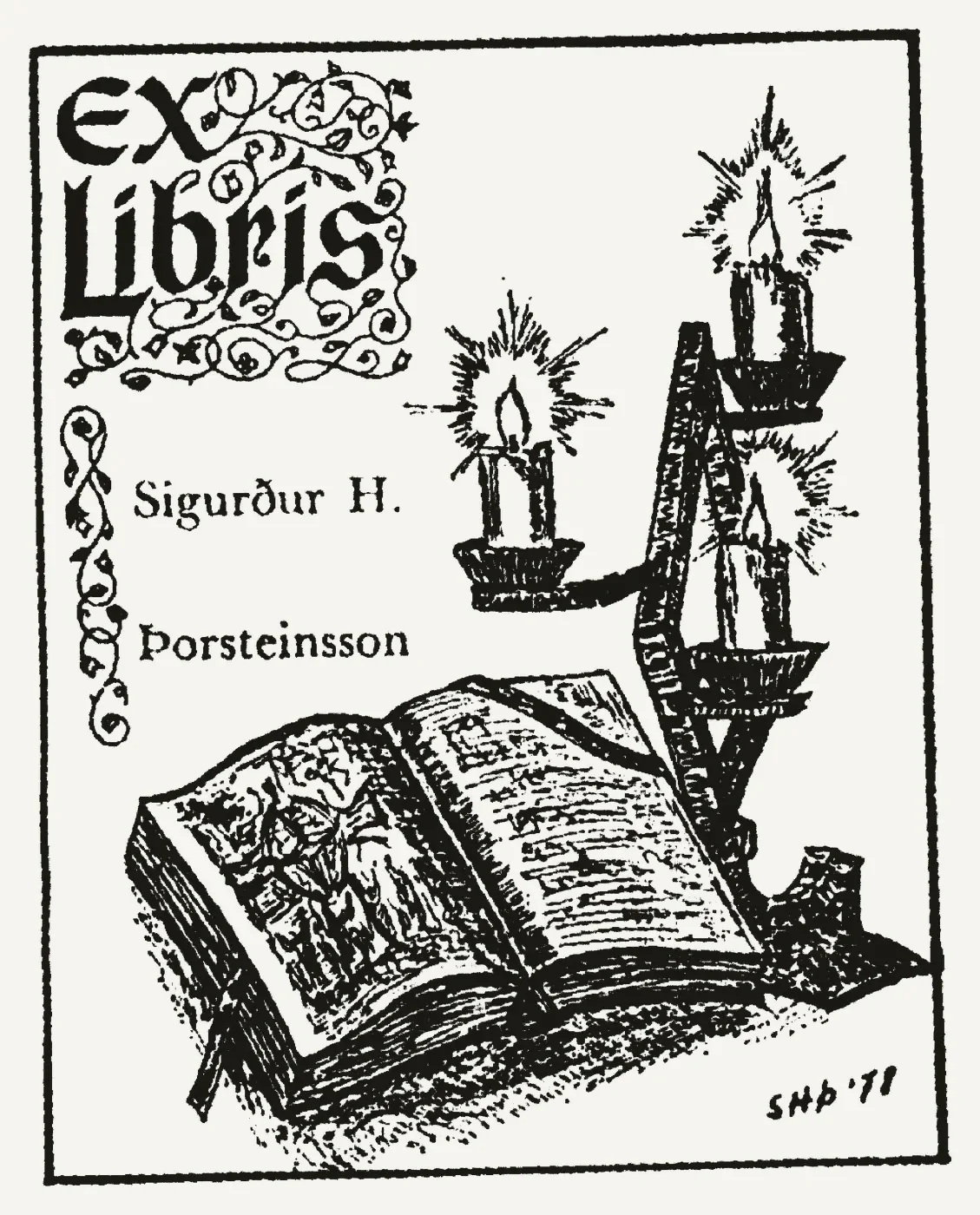 Bókmerki: Sigurður H. Þorsteinsson, skólastjóri